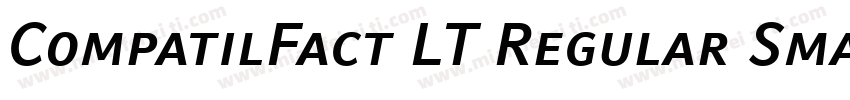 CompatilFact LT Regular Small Caps字体转换